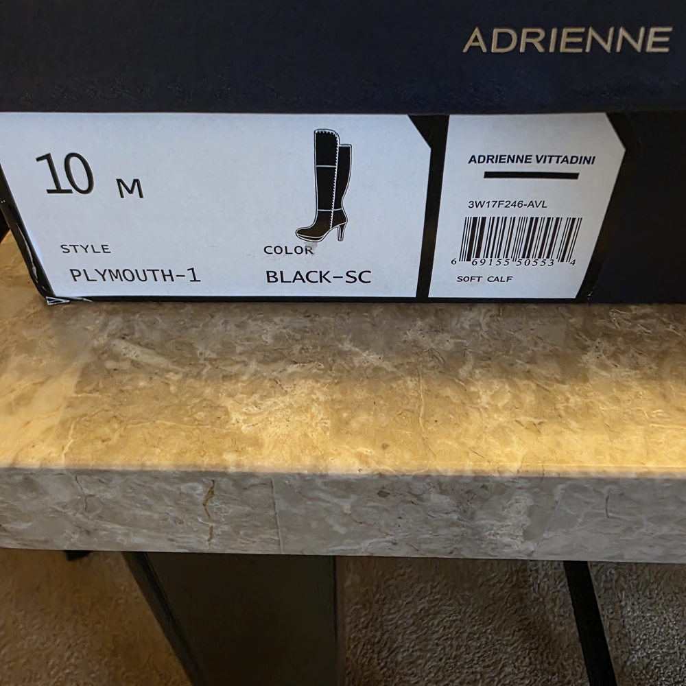 Adrienne Vittadini Black Over the Knee Boots - Picture 5 of 6